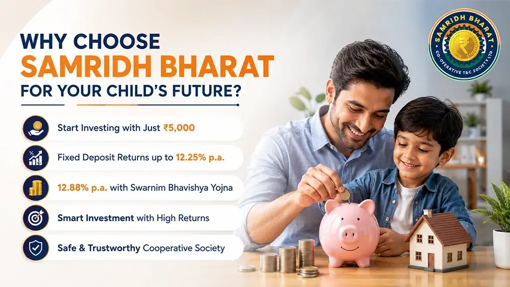 Samridh Bharat fixed deposit interest rates for children in Delhi
